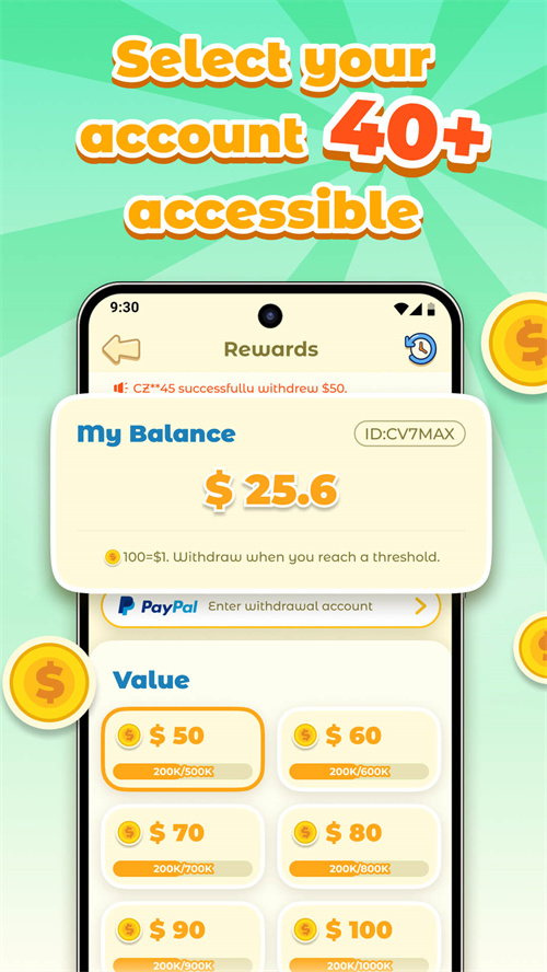 Charge 4 Cash – Mini Games